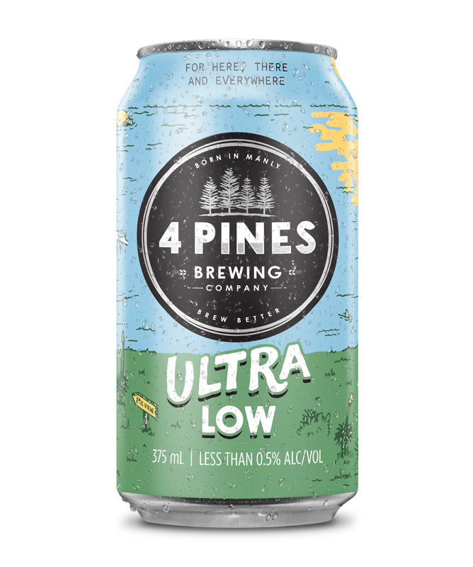 4 Pines Ultra Low Alcohol Beer Cans