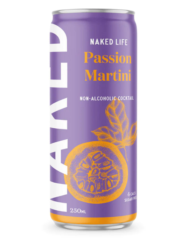 Naked Life Passion Martini Nonalcoholic Cocktail Sans Drinks Australia
