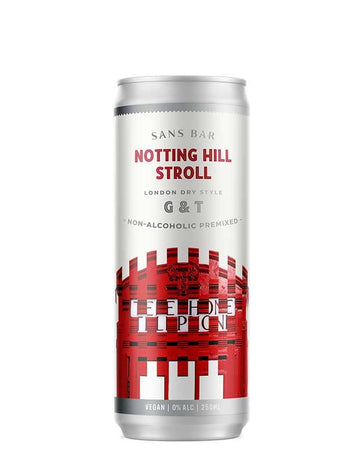 Sans Bar Notting Hill Stroll Non-Alcoholic G&T RTD Can Gift