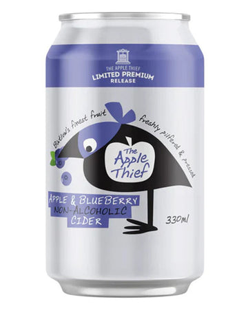 Apple Thief Pink Lady Non-Alcoholic Apple & Blueberry Cider - Cans