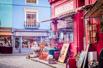 A small antique shop named Alices located on Notting Hill