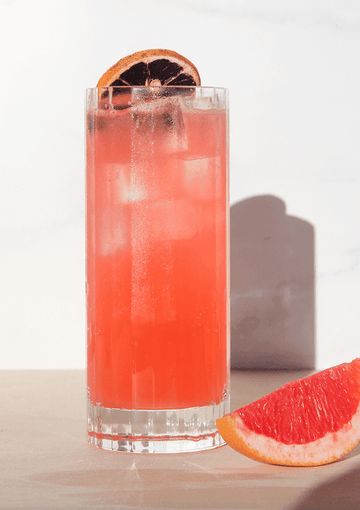 Pink Paloma mocktail made with Lilly Pilly Pink 0.0% Spirit