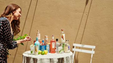Irene Falcone with her range of non-alcoholic drinks