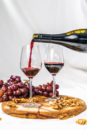 Next Destination 2018 Barossa Valley Shiraz poured into a wine glass Sans Drinks