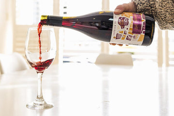 Pouring wine from a decanter Sans Drinks