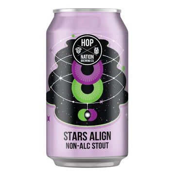 Hop Nation Stars Align Non-Alc Stout