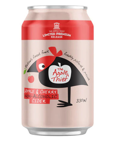 Apple Thief Pink Lady Non-Alcoholic Apple & Cherry Cider - Cans - Non-Alcoholic Cider -  Sans Drinks  