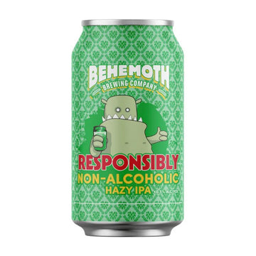 Behemoth Responsibly Non-Alc Hazy IPA 330ml Sans Drinks