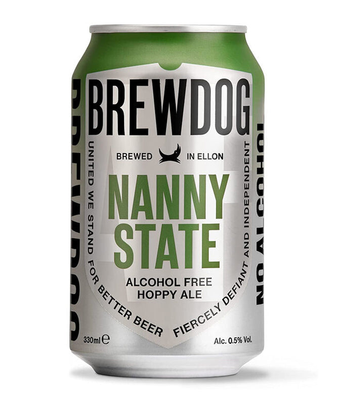 BrewDog Nanny State Alcohol-Free Hoppy Ale - Non-Alcoholic Beer -  Sans Drinks  
