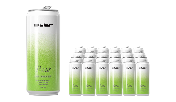 Buy ALTR Focus Yuzu Lime Flavour 330ml - Sans Drinks
