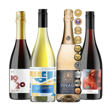 Buy Alcohol-Free Shiraz & Chardonnay Mixed - 4 Pack - Sans Drinks Sans Drinks