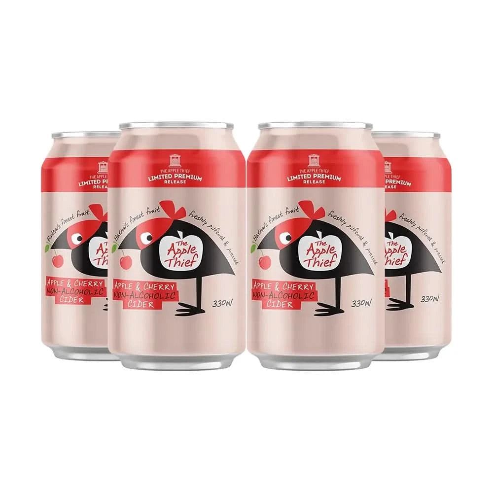 Buy Apple Thief Pink Lady Non-Alcoholic Apple & Cherry Cider - Cans - Sans Drinks