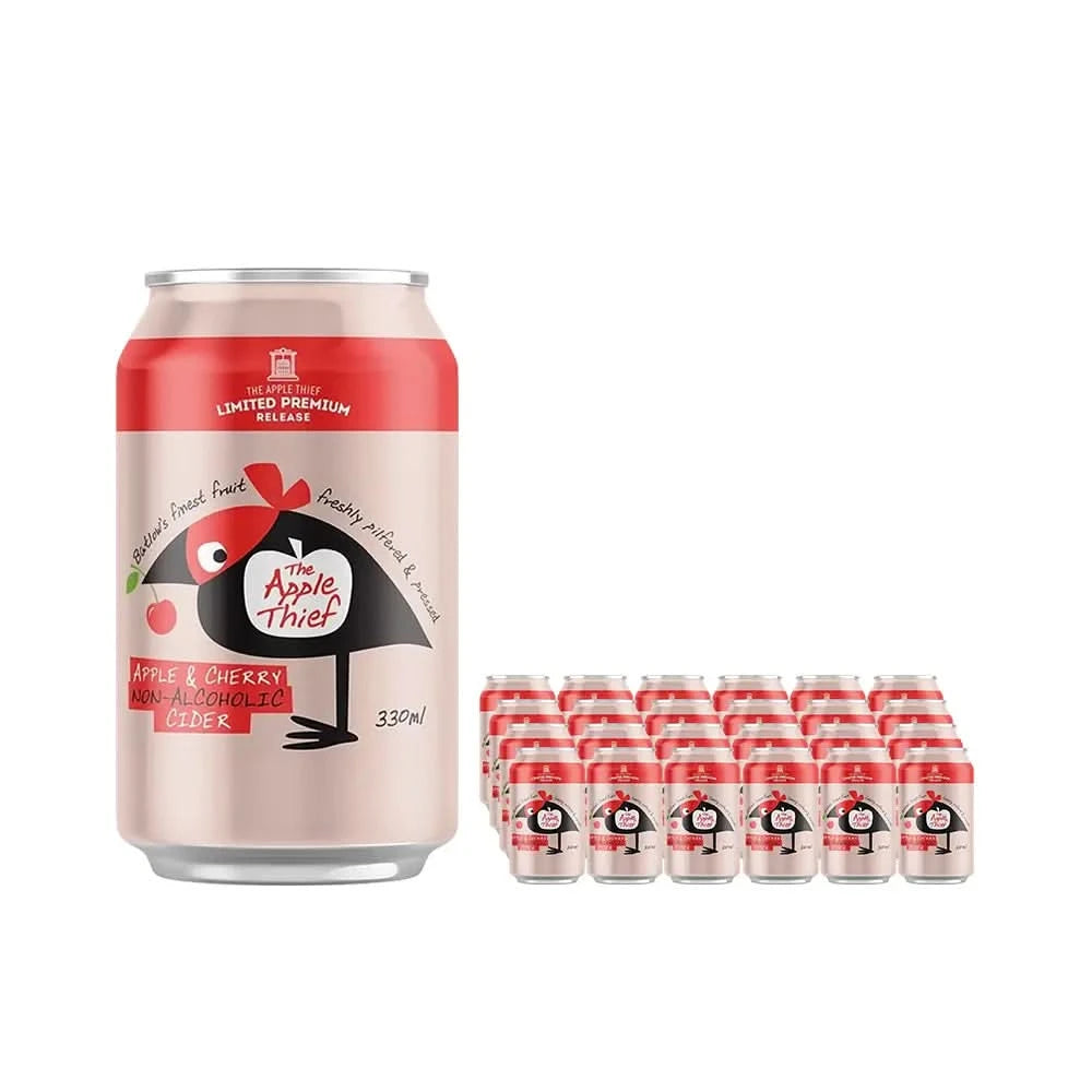 Buy Apple Thief Pink Lady Non-Alcoholic Apple & Cherry Cider - Cans - Sans Drinks