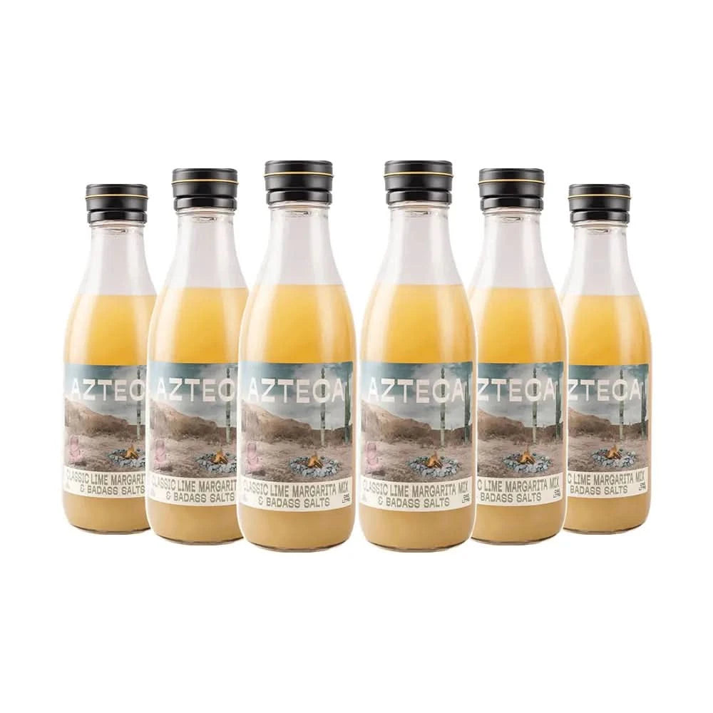 Buy Azteca Classic Lime Margarita Mix & Badass Salts - Sans Drinks