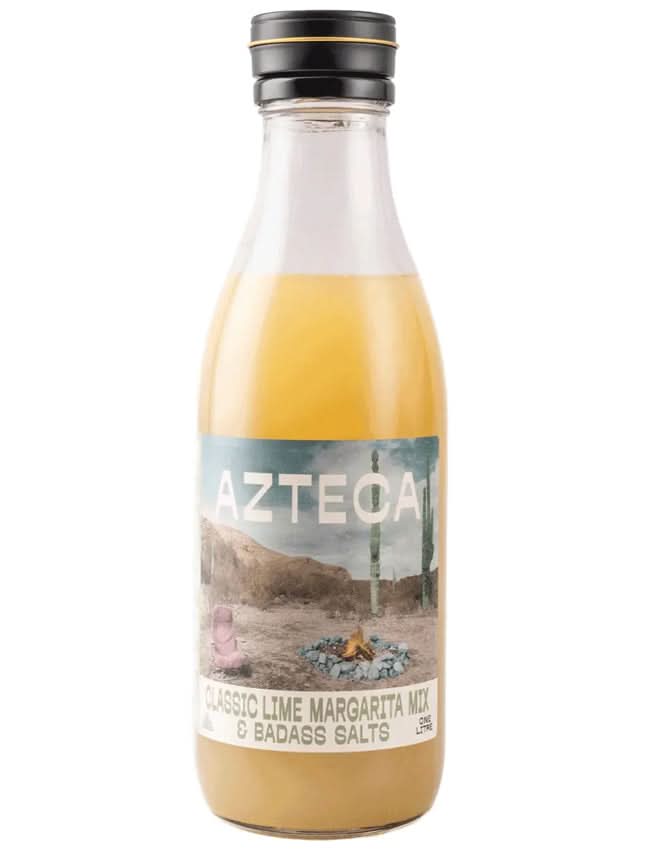Buy Azteca Classic Lime Margarita Mix & Badass Salts - Sans Drinks