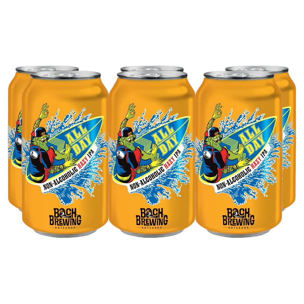 Buy Bach Brewing All Day Non-Alcoholic Hazy IPA 330ml - Sans Drinks