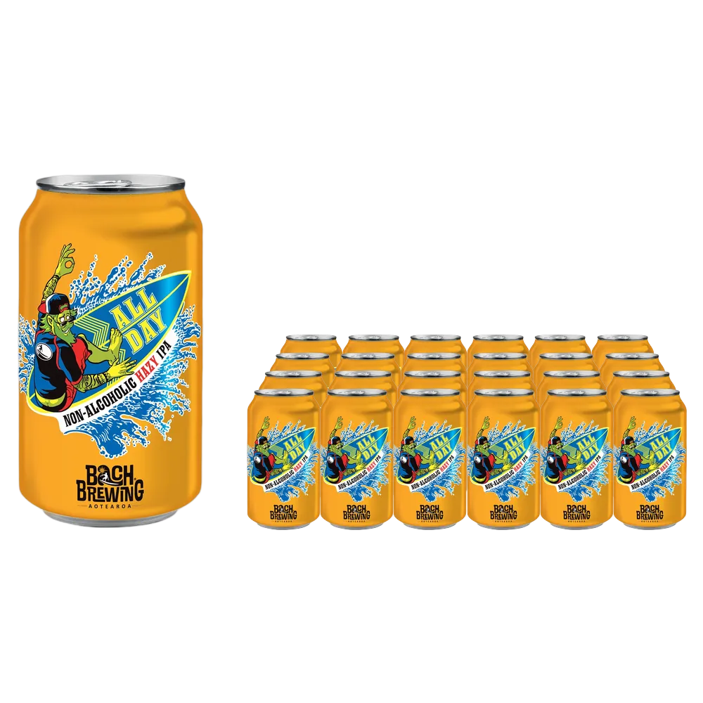 Buy Bach Brewing All Day Non-Alcoholic Hazy IPA 330ml - Sans Drinks