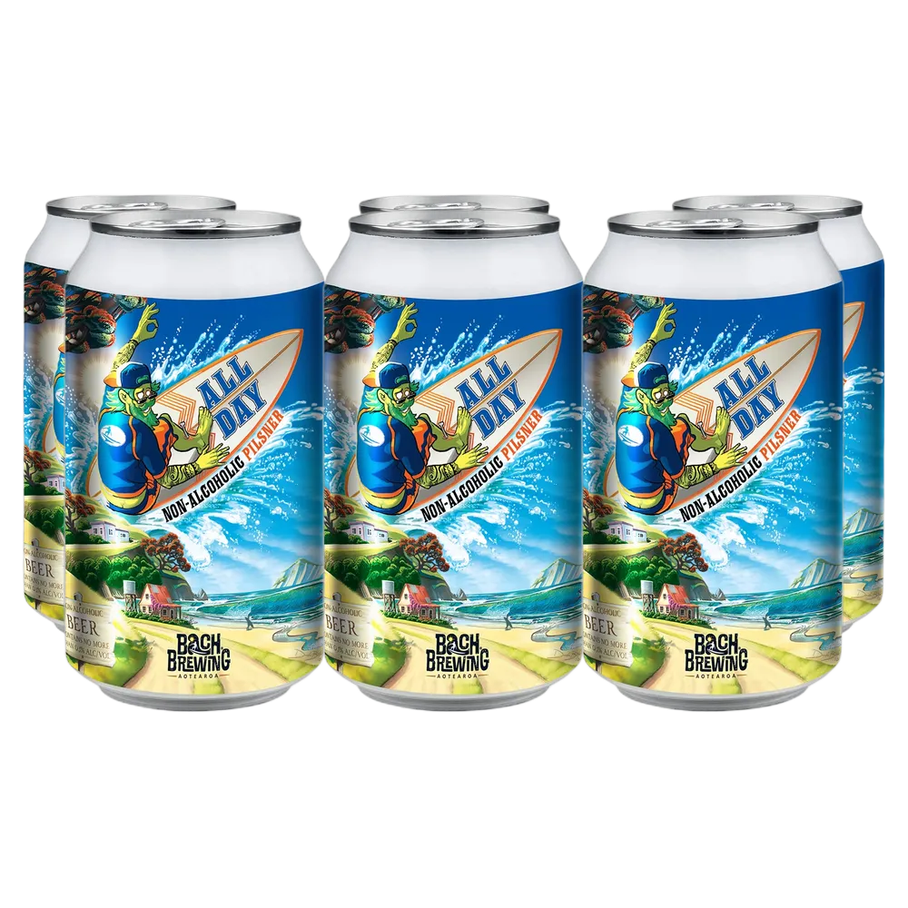 Buy Bach Brewing All Day Non-Alcoholic Pilsner 330ml - Sans Drinks