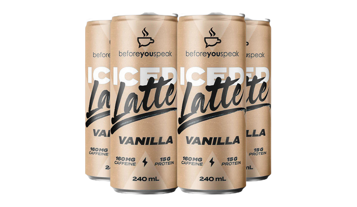 Buy Before You Speak Iced Latte Vanilla - Sans Drinks