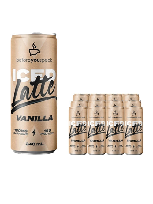 Buy Before You Speak Iced Latte Vanilla - Sans Drinks