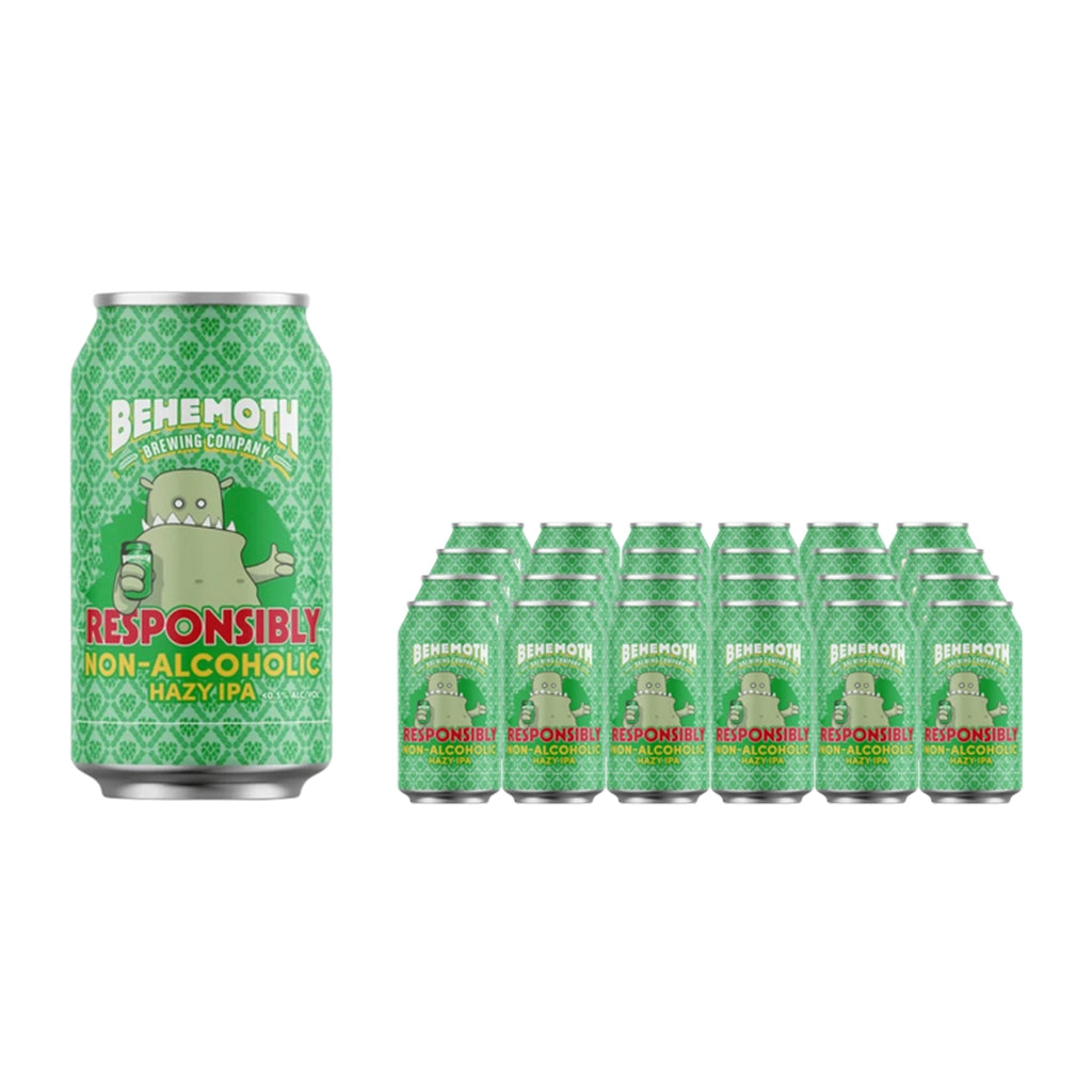 Buy Behemoth Responsibly Non-Alc Hazy IPA 330ml - Sans Drinks
