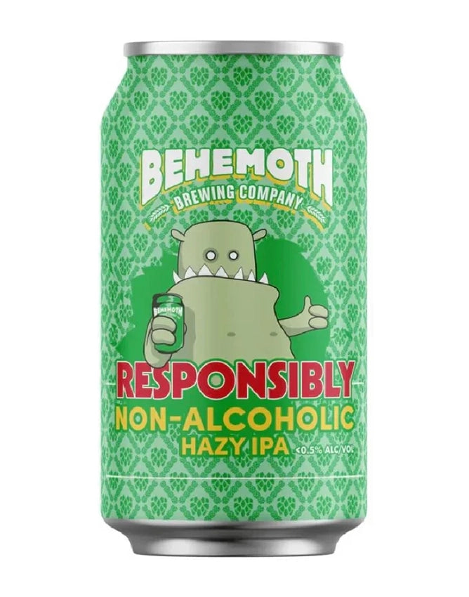 Buy Behemoth Responsibly Non-Alc Hazy IPA 330ml - Sans Drinks