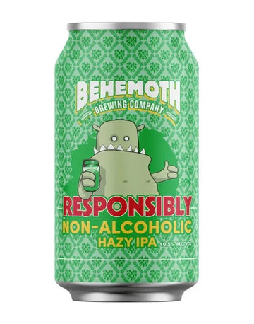 Buy Behemoth Responsibly Non-Alc Hazy IPA 330ml - Sans Drinks Sans Drinks
