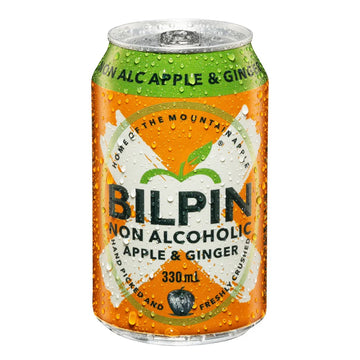 Buy Bilpin Non-Alcoholic Cider Apple & Ginger Can 330ml - Sans Drinks Sans Drinks