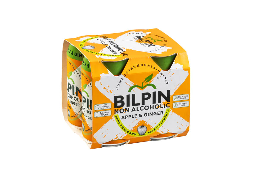 Buy Bilpin Non-Alcoholic Cider Apple & Ginger Can 330ml - Sans Drinks