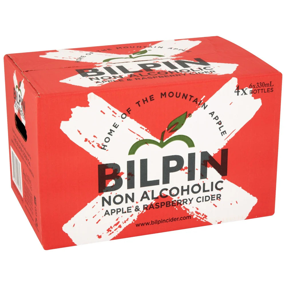 Buy Bilpin Non-Alcoholic Cider Apple & Raspberry - Sans Drinks