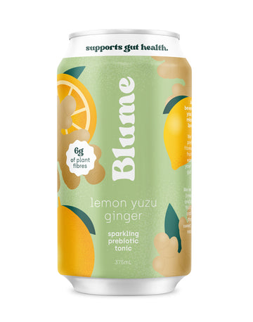 Blume Lemon Yuzu Ginger Prebiotic Tonic