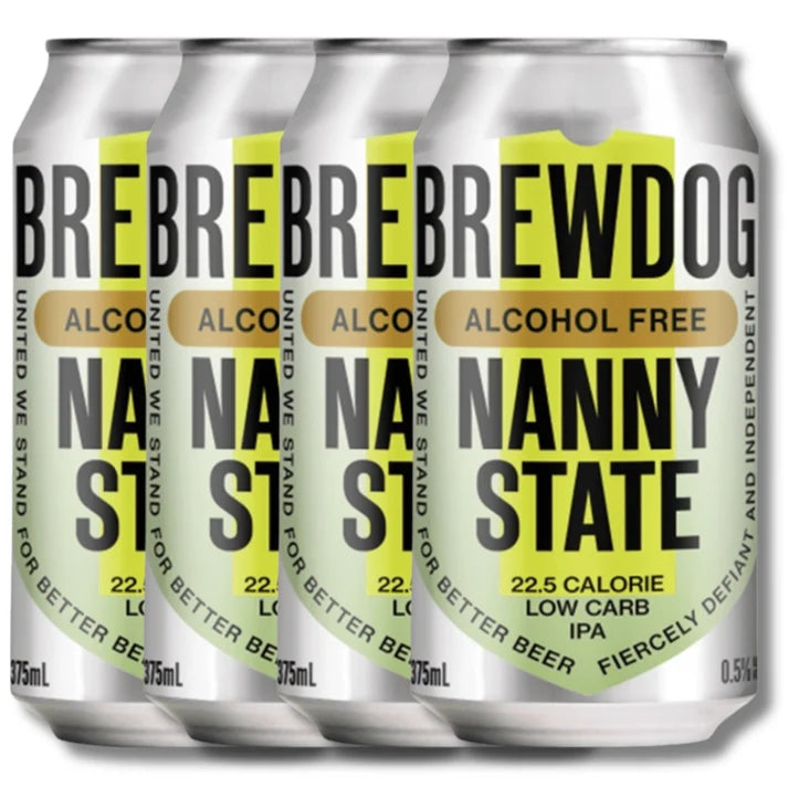 Buy BrewDog Nanny State Low Carb Alcohol Free IPA 375ml - Sans Drinks