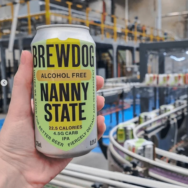Buy BrewDog Nanny State Low Carb Alcohol Free IPA 375ml - Sans Drinks