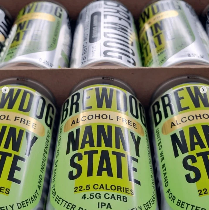 Buy BrewDog Nanny State Low Carb Alcohol Free IPA 375ml - Sans Drinks