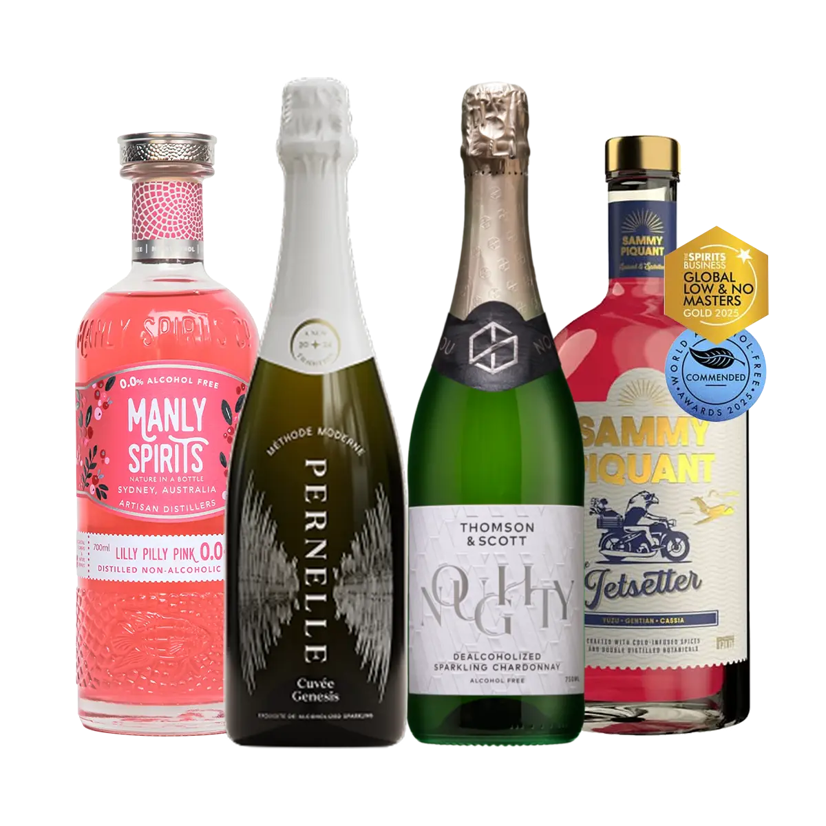 Buy Bright & Bubbly Non-Alc Experience – 4 Pack - Sans Drinks Sans Drinks