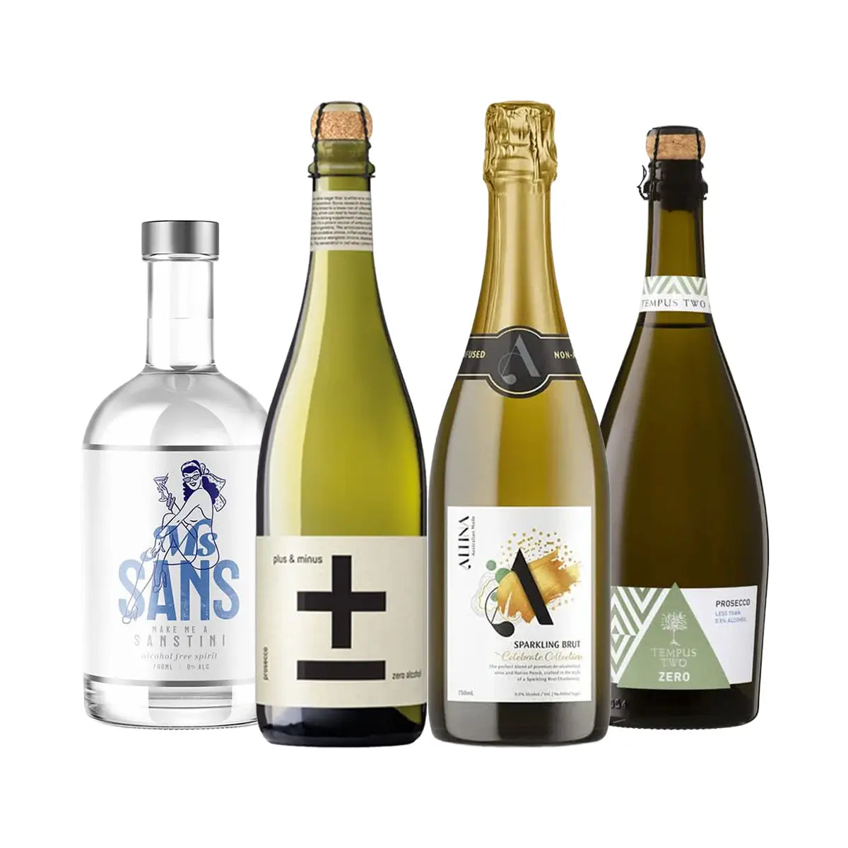 Buy Bright & Bubbly Non-Alc Experience – 4 Pack - Sans Drinks