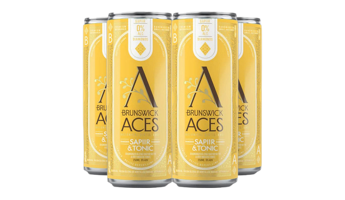 Buy Brunswick Aces Diamonds Sapiir & Tonic RTDs - Sans Drinks