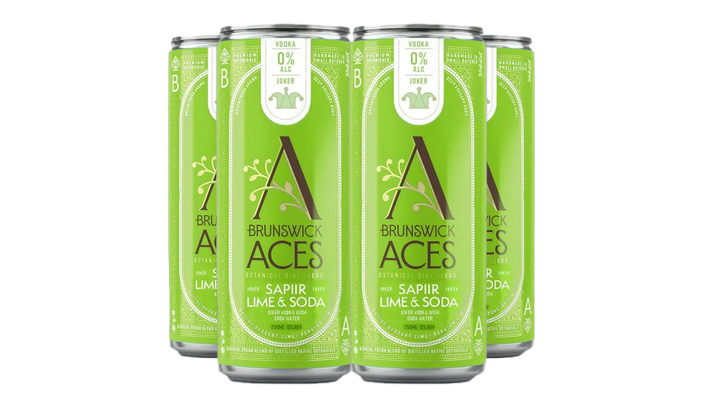 Buy Brunswick Aces Joker Sapiir Lime Soda RTDs - Sans Drinks