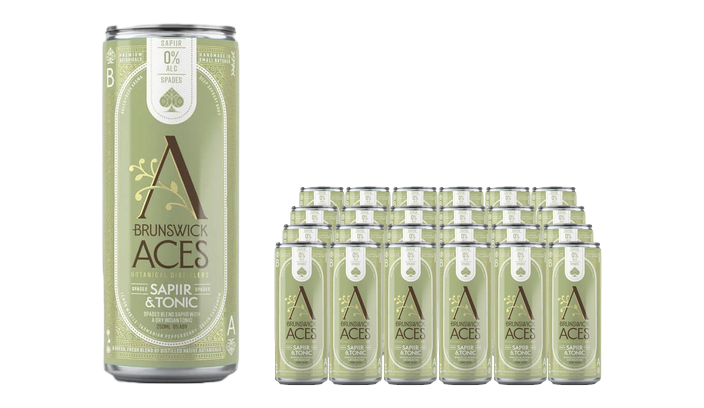 Buy Brunswick Aces Spades Sapiir & Tonic RTDs - Sans Drinks