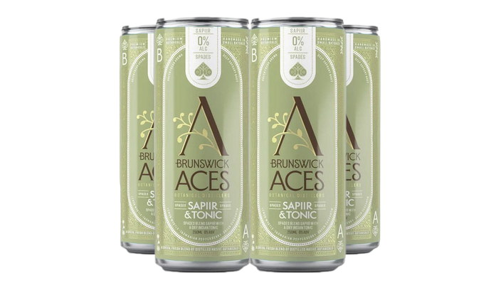 Buy Brunswick Aces Spades Sapiir & Tonic RTDs - Sans Drinks