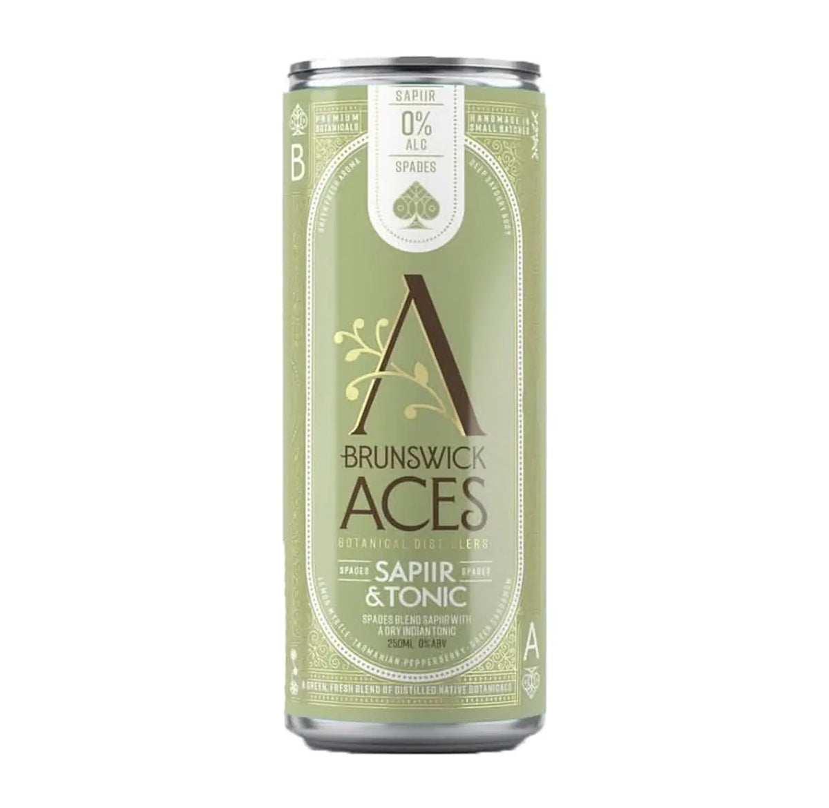 Buy Brunswick Aces Spades Sapiir & Tonic RTDs - Sans Drinks