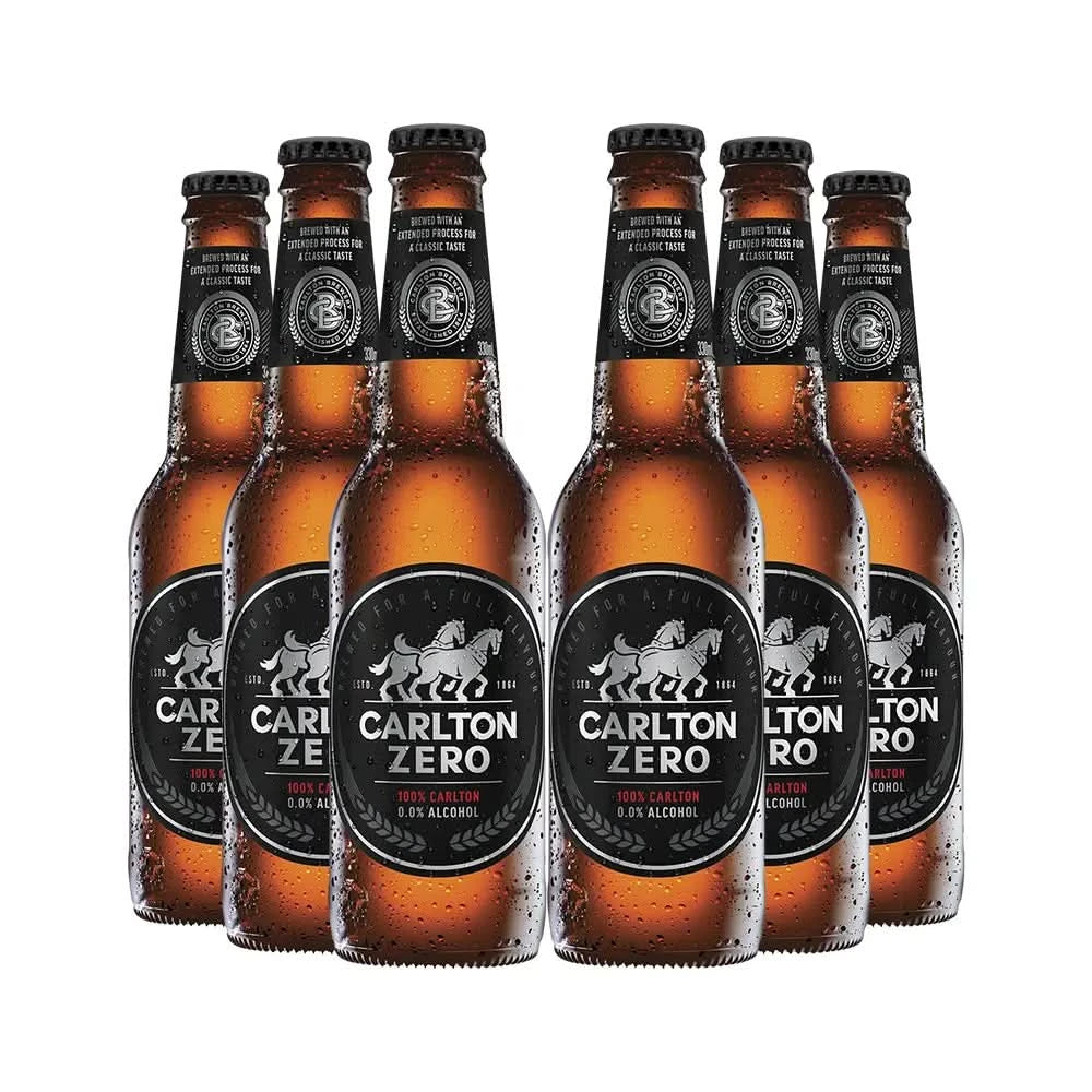 Buy Carlton Zero Non Alcoholic Beer Bottles - Sans Drinks
