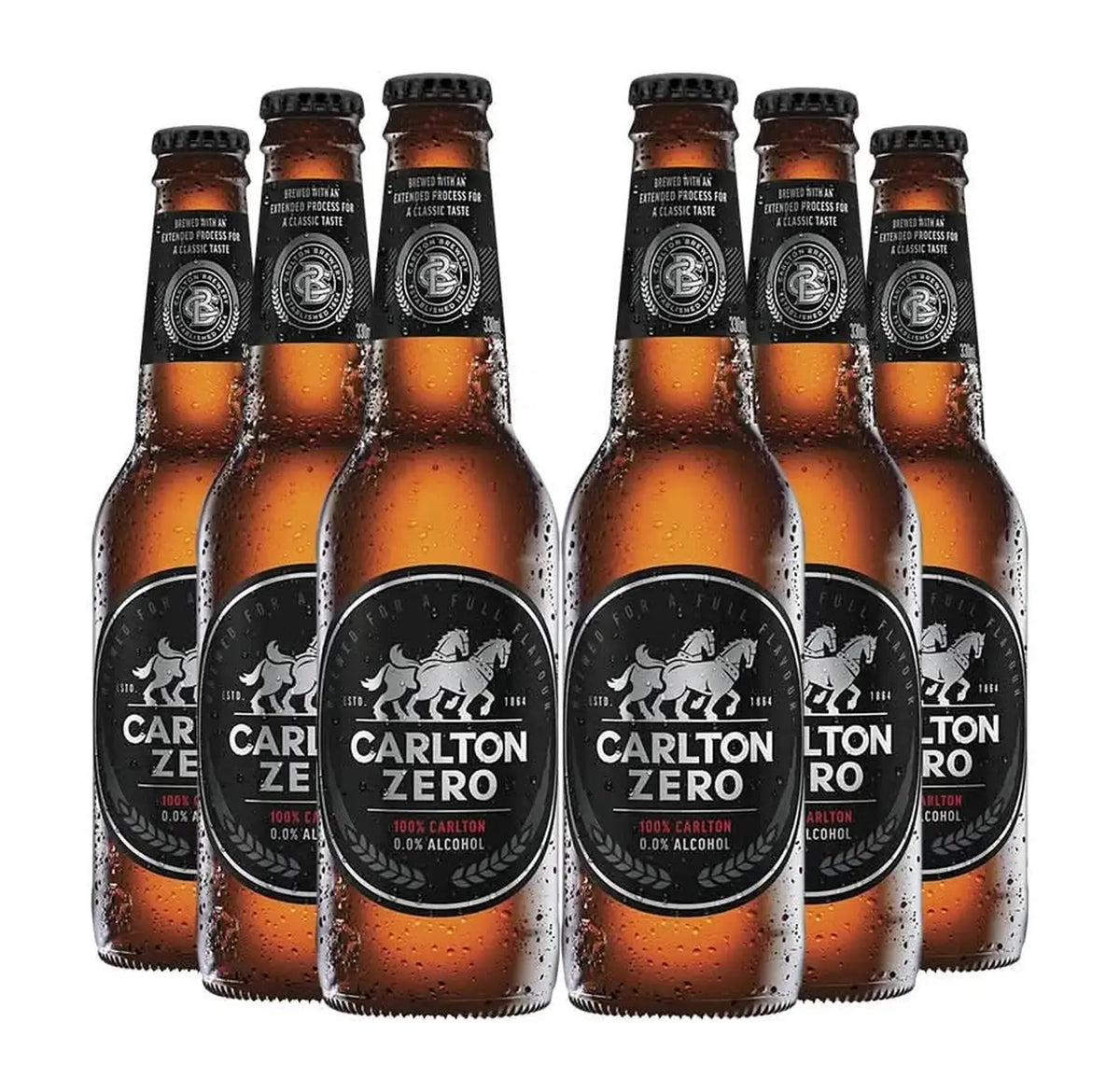Buy Carlton Zero Non Alcoholic Beer Bottles - Sans Drinks
