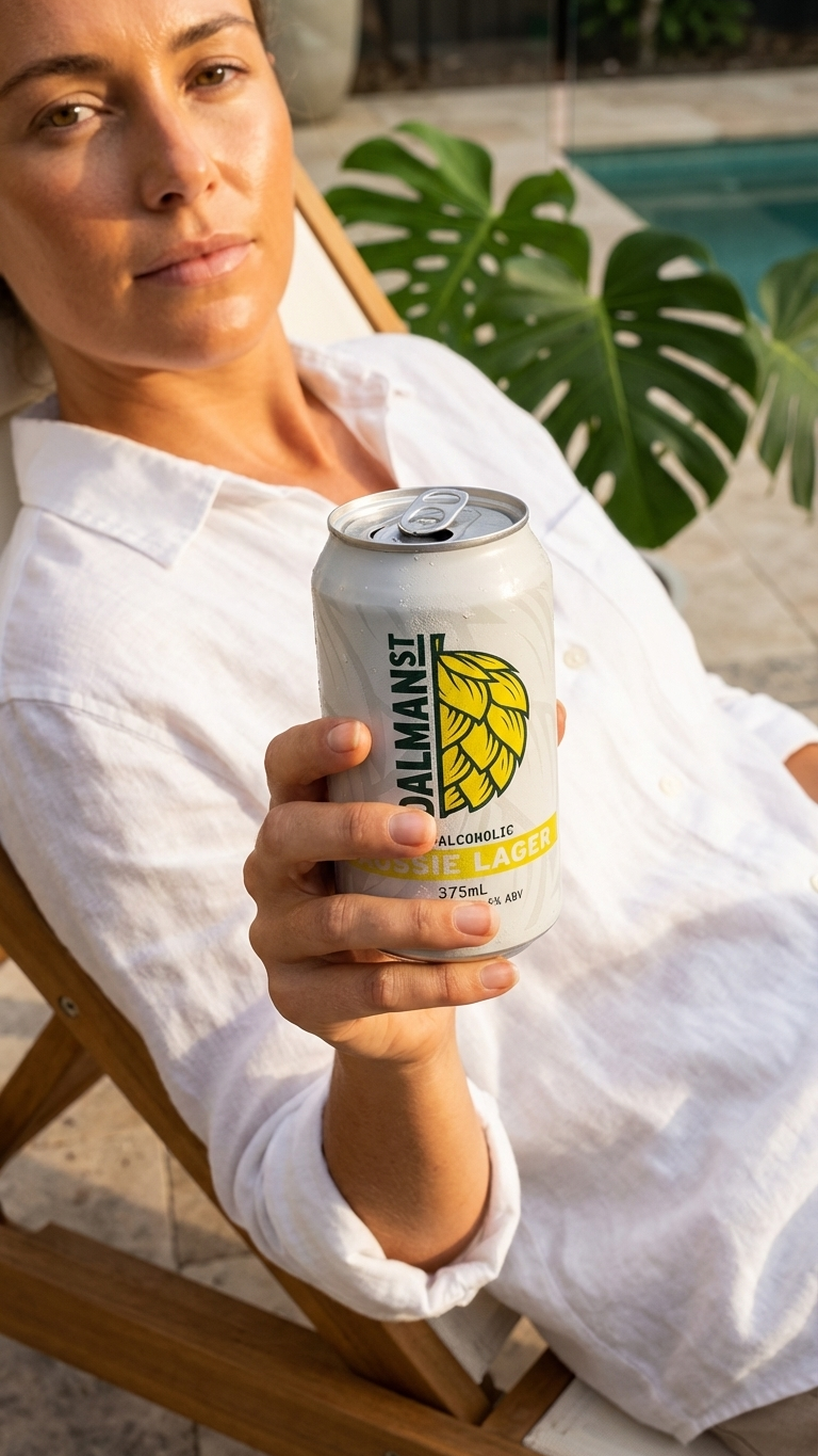Buy Dalman Street Non-Alcoholic Aussie Lager 375ml - Sans Drinks