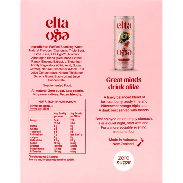 Buy Elta Ego Alcohol Free Cocktail Cosmopolitan - Sans Drinks