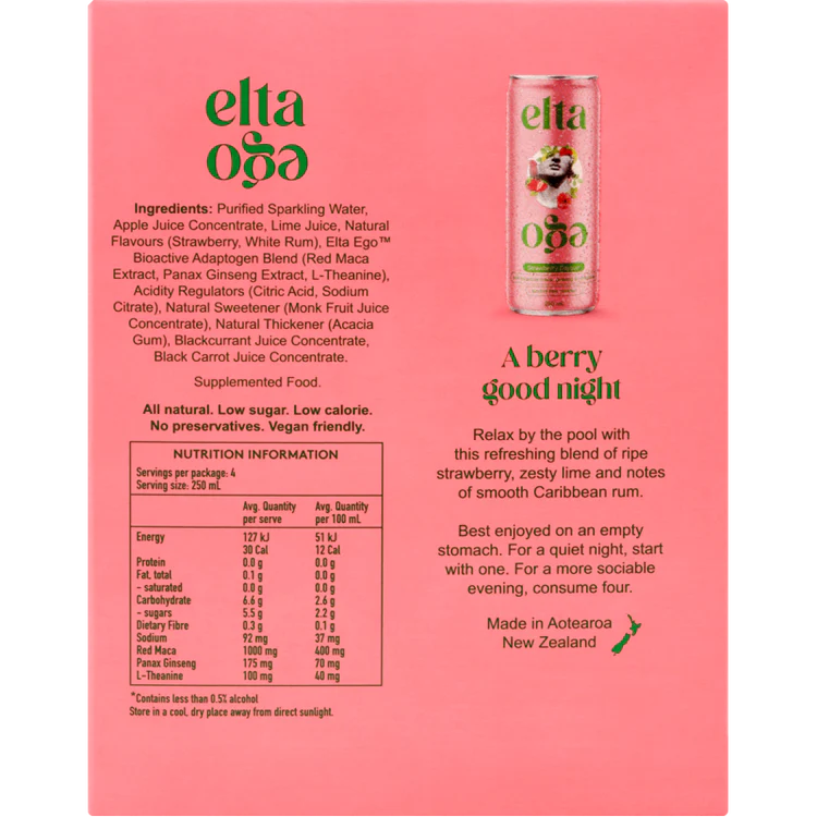 Buy Elta Ego Alcohol Free Cocktail Strawberry Daiquiri - Sans Drinks