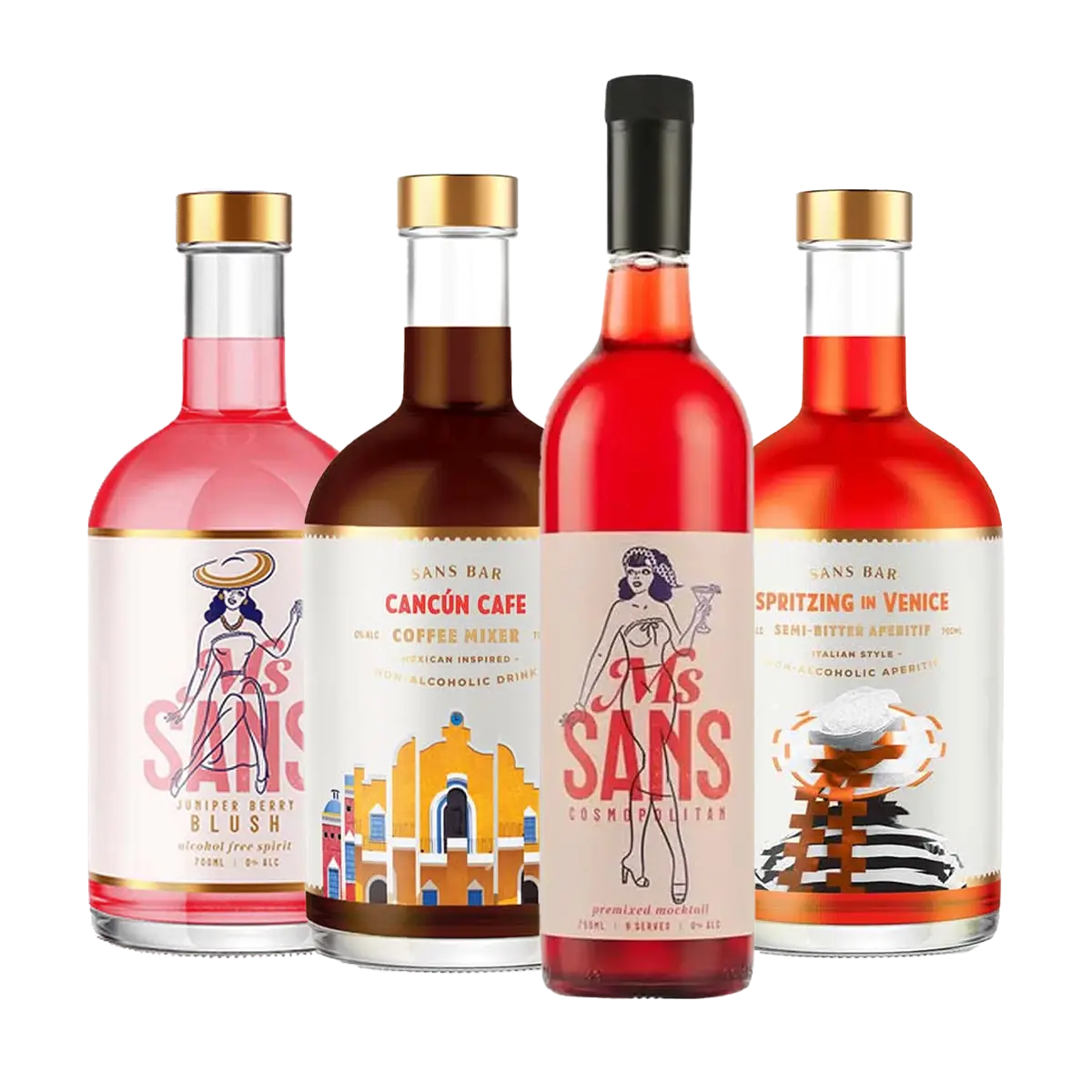 Buy Global Non-Alc Cocktail Indulgence – 4 Pack - Sans Drinks