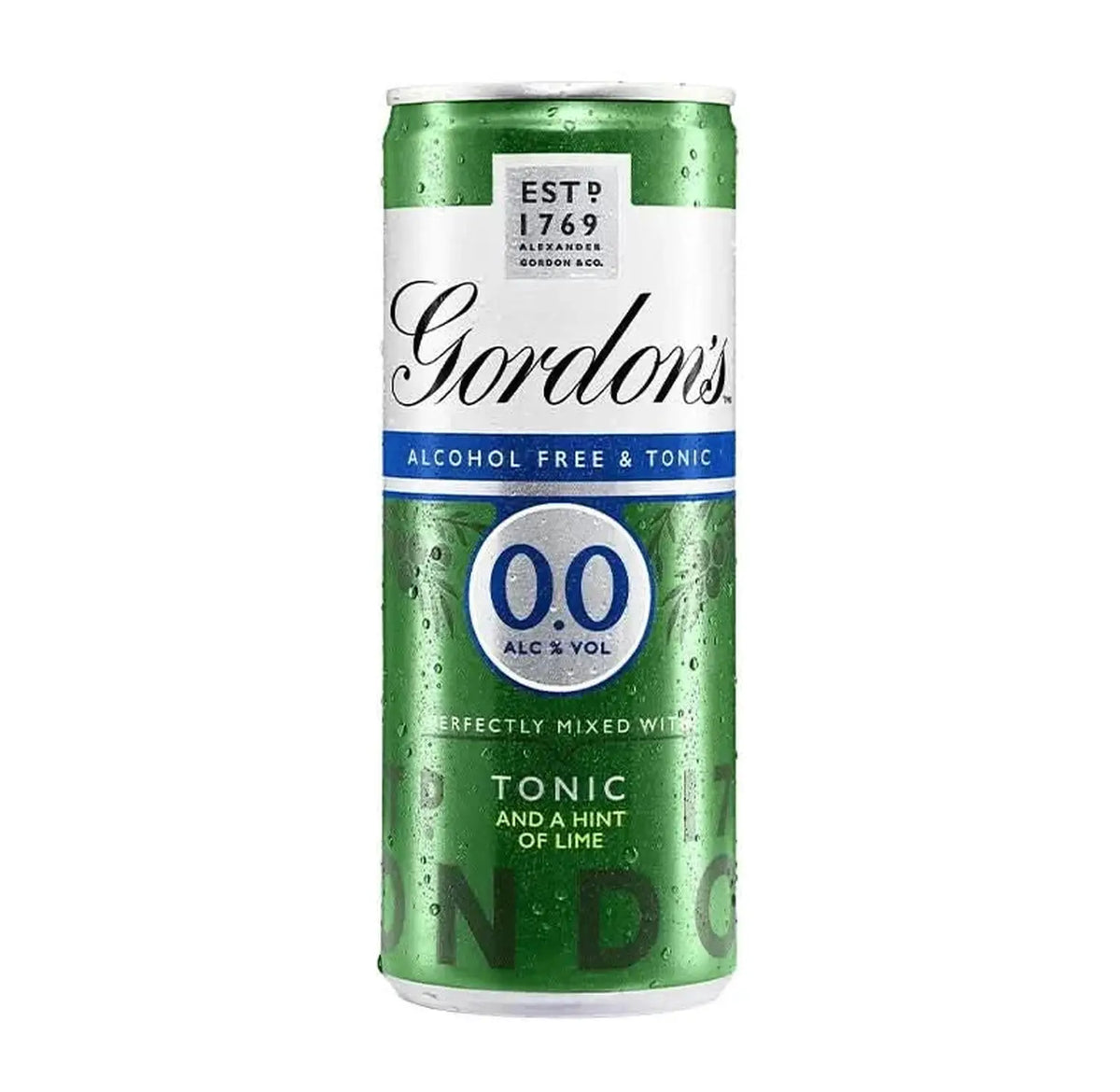 Buy Gordon's 0.0% Alcohol Free Spirit & Tonic 250ml - Sans Drinks