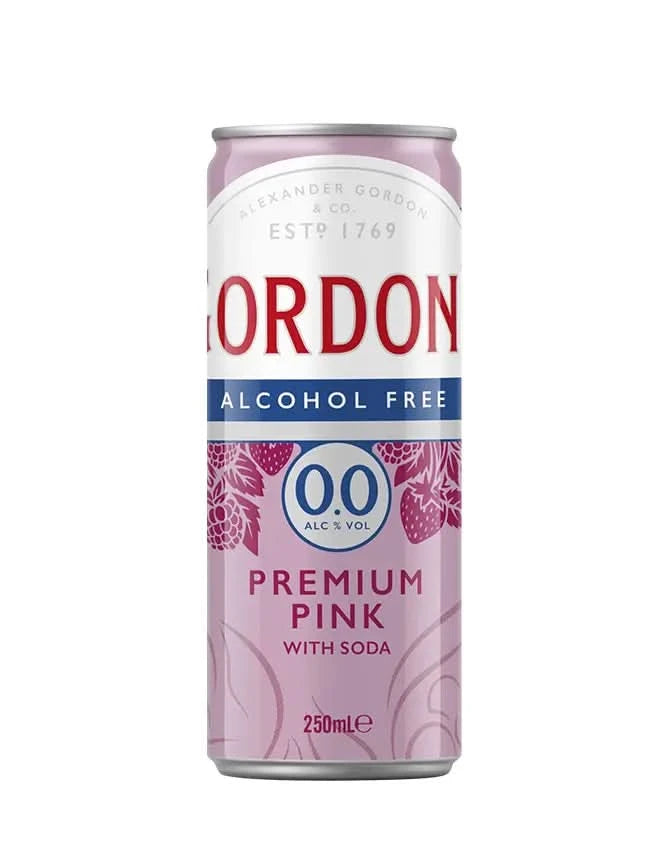 Buy Gordon's Alcohol Free 0.0 Pink Gin & Soda 250mL - Sans Drinks Sans Drinks
