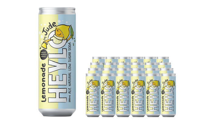 Buy HEYLO Lemonade All Natural Low Sugar Soda 250ml - Sans Drinks